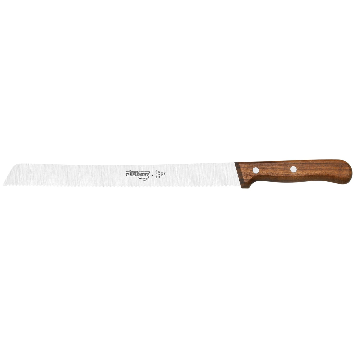 Brotmesser mit Sägeschliff, Holzgriff