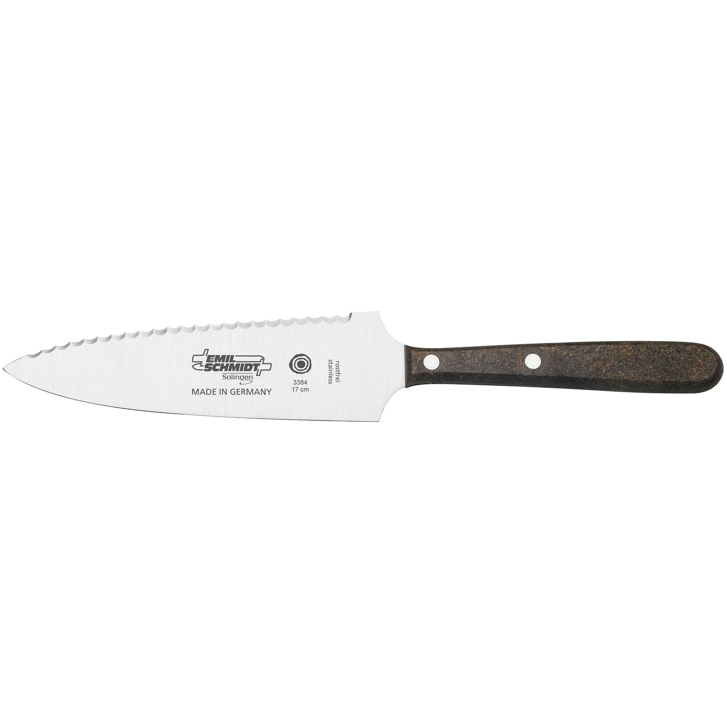 Tortenmesser mit glatter Schneide und Wellenschliff – LIGNUM
