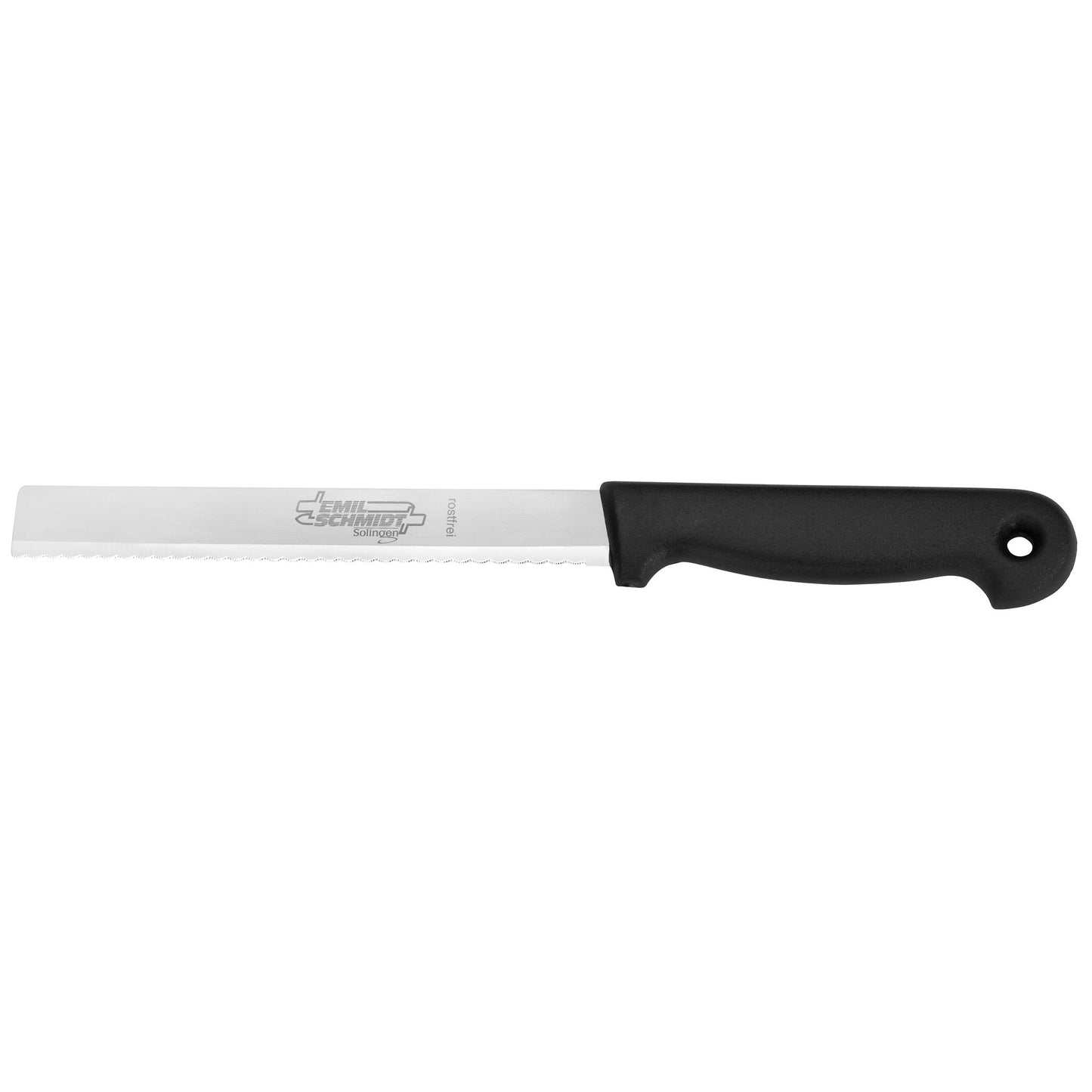 Brötchenmesser mit Rillenwellenschliff