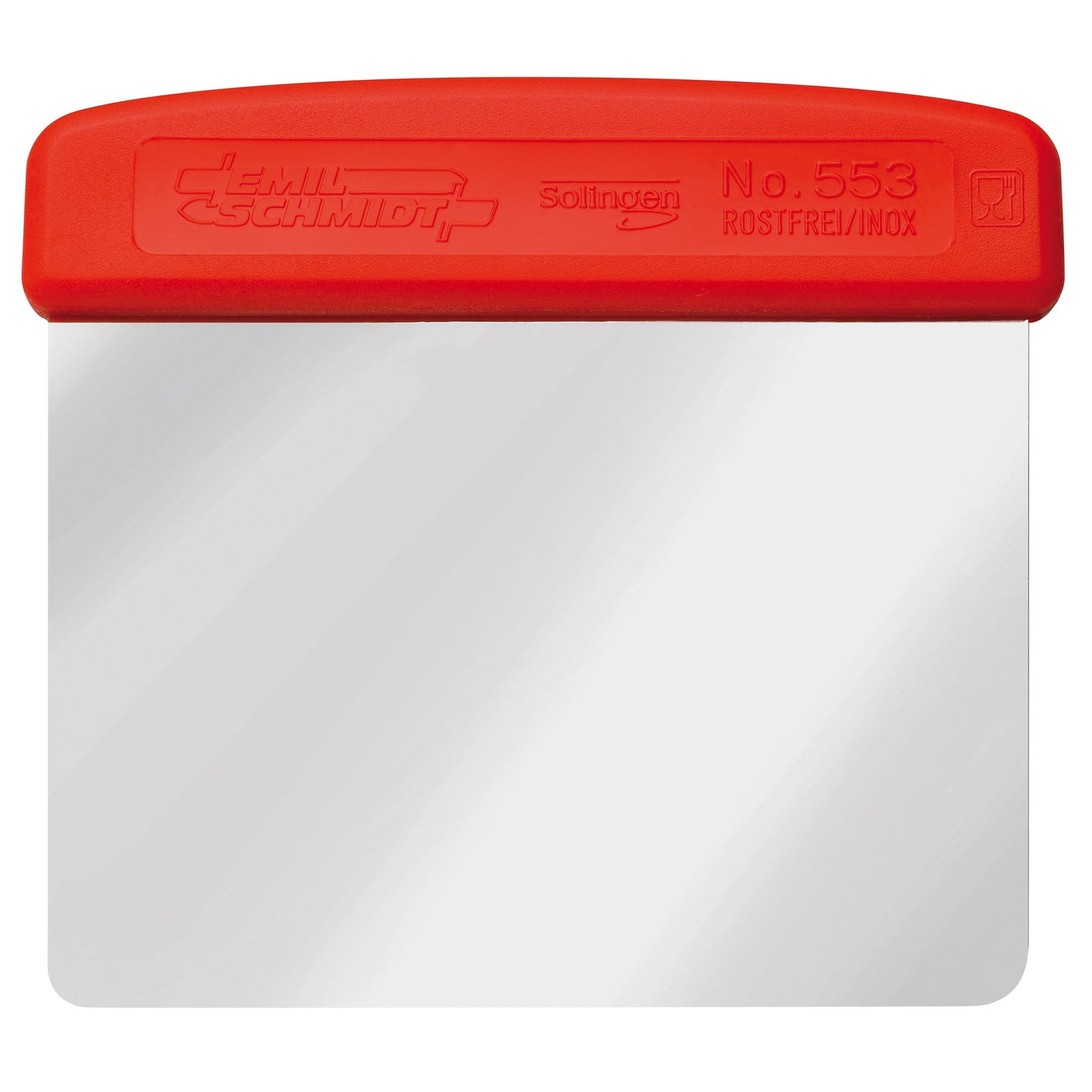 Teigabstecher mit flexibler Klinge und festem Griff