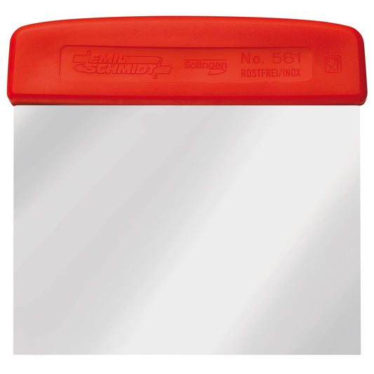 Teigabstecher mit eckiger, fester Klinge und festem Griff