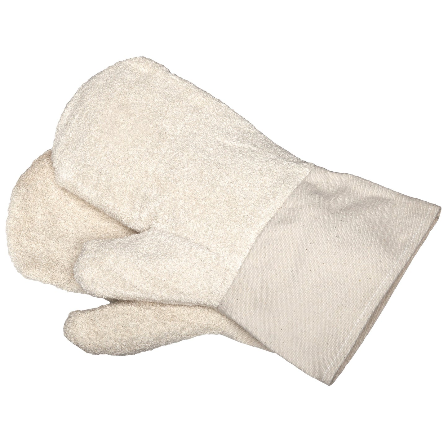 Backhandschuhe aus Baumwolle, mit Stulpe