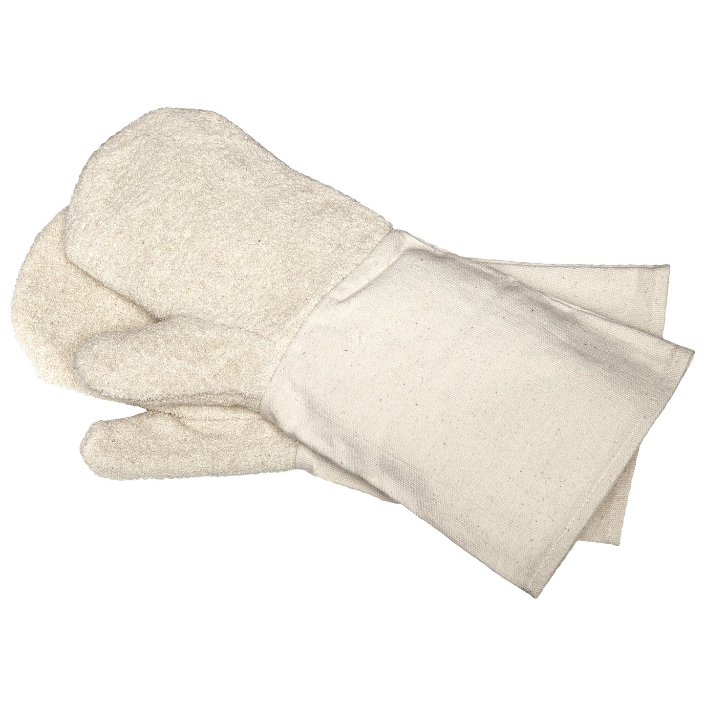 Backhandschuhe aus Baumwolle, mit Stulpe