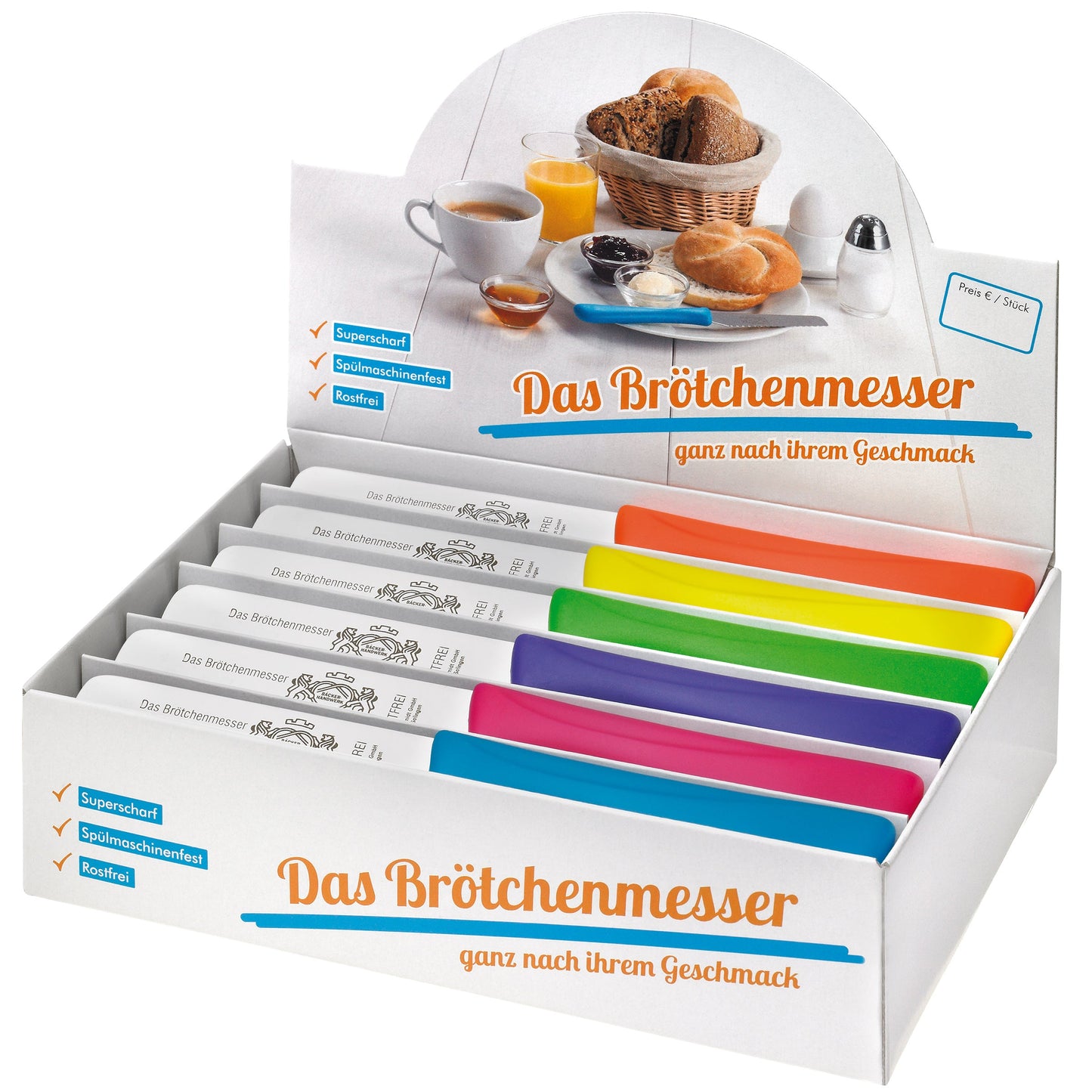 Brötchenmesser-Display – RIO